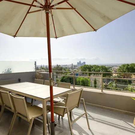 Sunny & Beautiful Views, Amazing Design & Terrace By 360 Estates Apartment Lija