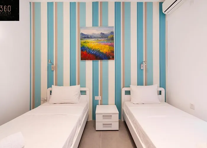 Sunny & Beautiful Views, Amazing Design & Terrace By 360 Estates Apartament Lija